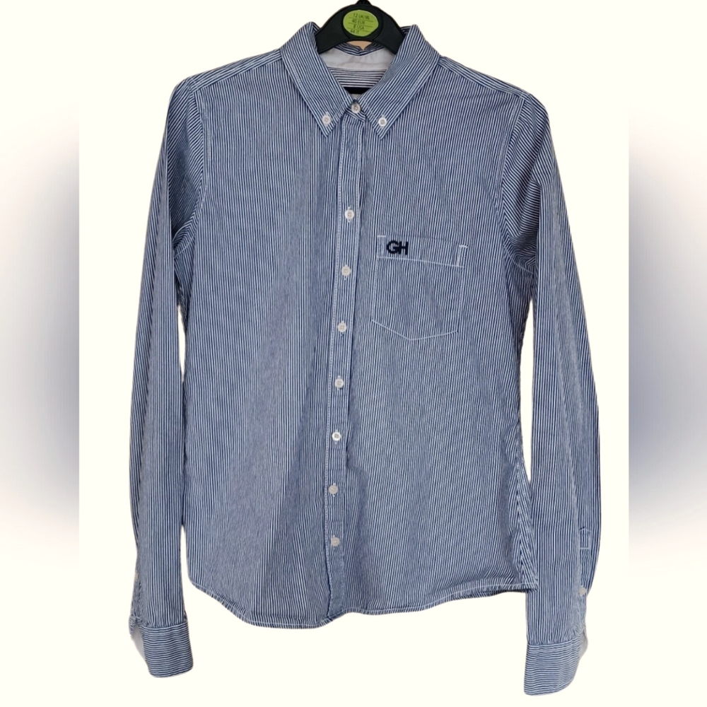 Gilly Hicks Sydney Blue Striped Button-down‎ Shirt Women's Medium